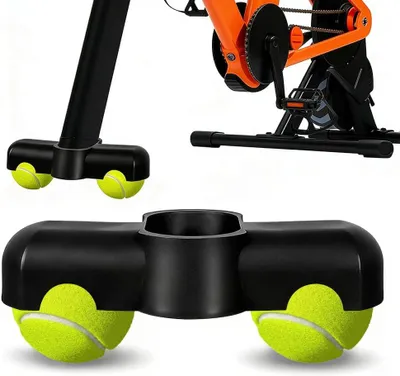 Productafbeelding van Rocker plate voetjes fietstrainer - Set met 2 tennisballen - Geschikt voor Zwift Ride
