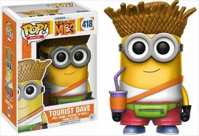Immagine prodotto di Despicable Me 3 - Turista Dave 418 - Funko Pop! - Figura in vinile