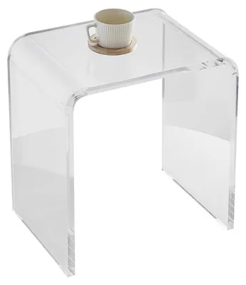 Obrázek produktu pro Akrylový přenosný stolek ve tvaru U, rozměry 415 x 305 x 460 mm, průhledný