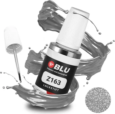 Produktbild von BLU Auto Lackstift Silber kompatibel für Opel Z163 Lichtsilber | Auto Lack Reparatur Ausbesserungslack