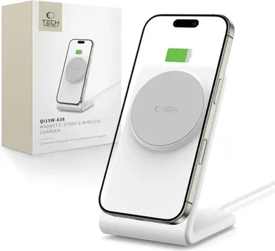 Obrázok produktu pre Tech-Protect wireless charger A38 3in1 QI15W, white