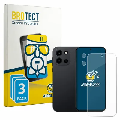 Produktbild von 3x BROTECT Schutzglas für OnePlus Nord 6 (Display+Kamera) Schutzfolie Panzer Folie Glas Display Schutz klar
