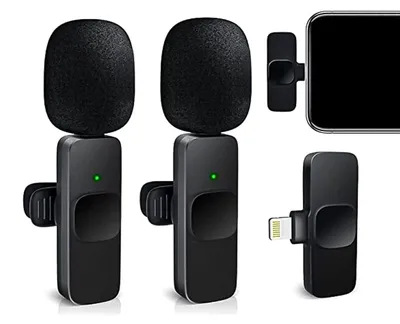 Immagine prodotto di Microfono lavalier wireless KEKBOX per iPhone/iPad, microfono wireless mini