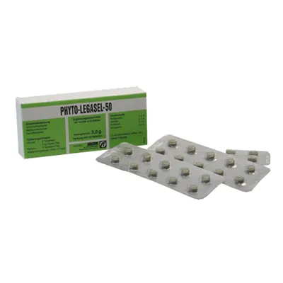 Produktbild von selectavet Phyto-Legasel 50 | 30 Tabletten | Hunde & Katzen | Leber | Niere