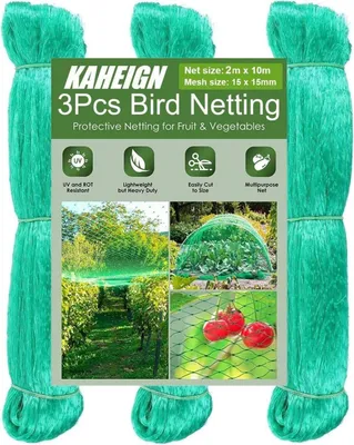 Immagine prodotto di Rete per uccelli Rete di protezione per uccelli 2m x 10m Rete per laghetti Rete per giardini Rete di protezione per piante