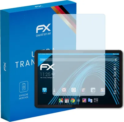 Produktbild von atFoliX FX-Clear 2x Schutzfolie kompatibel mit Lenovo Tab M11 Displayschutzfolie