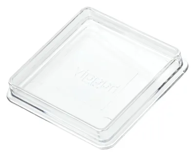 Produktbild von haggiy Klavieruntersetzer - Möbeluntersetzer, Premium (extrem stabil) - durchsichtig, 60x60 mm (4 Stk.)