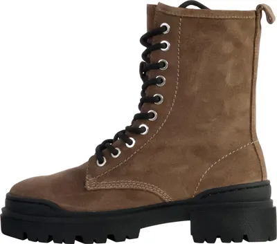 Image de Bottines en cuir Mauve