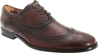 Image de Goor Chaussures à lacets en cuir pour hommes DF130 (40,5 EU) (Marron)