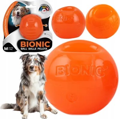 Obrázok produktu pre Robustná hračka pre psov BIONIC BALL M-6,7cm
