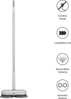 A product image with feature callouts on the right side.