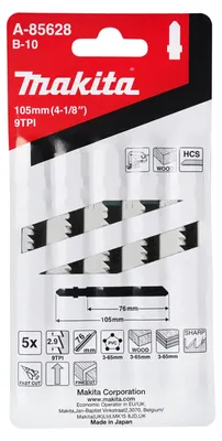 Produktbild von Makita Stichsägeblatt B-10 A-85628