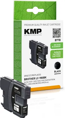 Obrázok produktu pre KMP Patrone Brother LC-980BK black 300 S. B77B