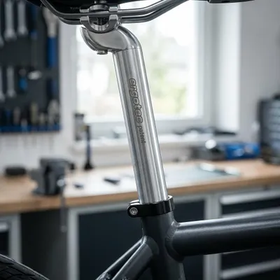 Produktbild von Ergotec Patentsattelstütze Ø 27,2mm 350mm silber Alu