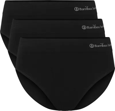 Produktbild von Bamboo Basics Nahtloser Full Slip Belle - Black - 3-Pack, Farbe:Black, Größe:XXL