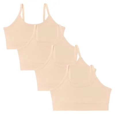 Produktbild von Bio-Baumwoll-Mädchen Bustier-4er Pack