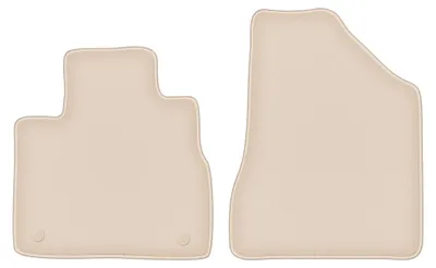 Image de Tapis avant en moquette pour Nissan Murano Z51 2008-2015 (SUV) – 2 pièces, beiges, sur mesure – Wielganizator FORTUNA