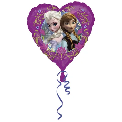 Produktbild von amscan® 2984201 Folienballon Herz Frozen - Ø 45 cm