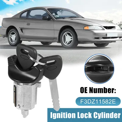 Image de Allumage Commutateur Serrure Cylindre avec Clé F3DZ11582E Remplacer pour Voiture