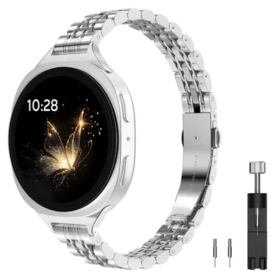 Image de Bracelet métallique fin, compatible avec la Samsung Galaxy Watch 9/8