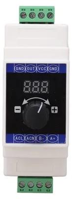 Stromsignalgenerator 4-20 mA, digitales Display, DC 24 V, Hutschiene