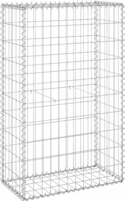 Obrázok produktu pre vidaXL Gabiónová stena s krytom z pozinkovanej ocele 60x30x100 cm