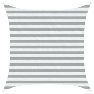 Produktbild von vidaXL Sonnensegel Hellgrau und Weiß 2 x 2 m 100 % Polyester Oxford