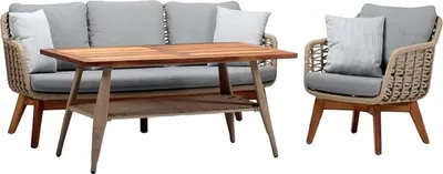 Produktbild von Außenmöbel Garten Möbel Balkonmöbel Terrassenmöbel Sofa Set Couch Rattanmöbel