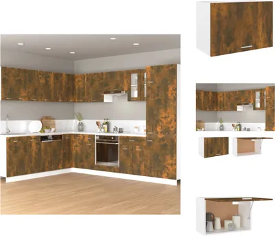Produktbild von vidaXL Hängeschrank Räuchereiche 60x31x40 cm Holzwerkstoff - Küchenschränke