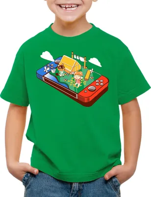 Produktbild von A.N.T. Crossing Pocket Kinder T-Shirt animal videospiel horizons