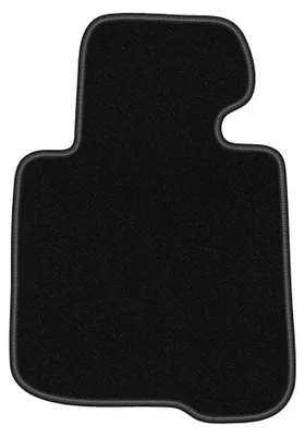 Image de Tapis conducteur en moquette pour BMW 4 F32 2013- (Gran coupe) – 1 pièce, noir, sur mesure – Wielganizator BASIC
