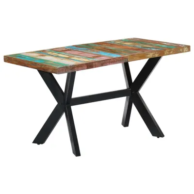 Obrázek produktu pro Jídelní stůl 140 x 70 x 75 cm masivní recyklované dřevo