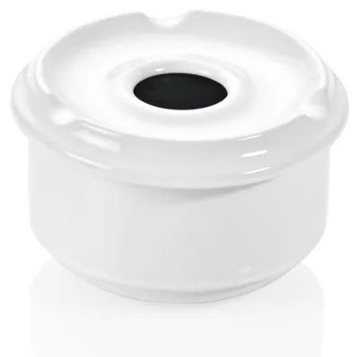 Produktbild von 24x Windaschenbecher Ø 10 cm weiß, Porzellan
