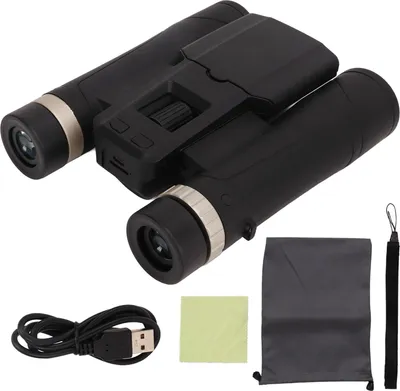 Obrázok produktu pre 10x binokulárna kamera 2,7K 48MP USB -USB -Digitálny ďalekohľad s 32 mm clonou Video rekordér s 2,4 palcovým LCD displejom