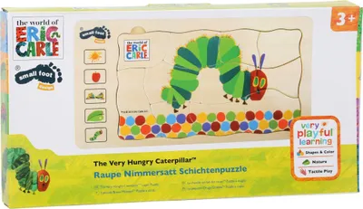 Produktbild von Raupe Nimmersatt 10431 Holzpuzzle Raupe Nimmersatt Schichtenpuzzle, mehrfarbig, 36-teilig (1 Set)