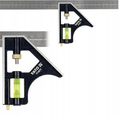Produktbild von Yato YT-70771 Aluminium-Winkelmesser mit Wasserwaage 300mm