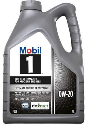 Produktbild von MOBIL 1 für 0W-20 5 Liter Motoröl Motorenöl Vollsynthetisch dexos1 Gen 3 WSS-M2C947-A WSS-M2C947-B1 6094-M 9.55535-CR1 MS-6395 DEXOS 1 GEN 3 Öl