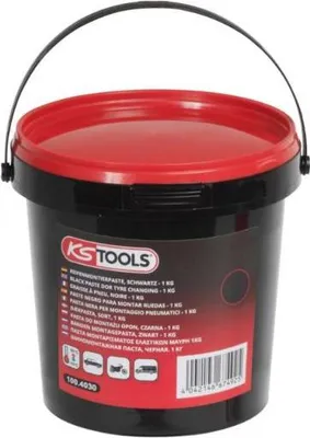 Image de Seau de graisse à pneus noire KS TOOLS 1 kg - 100.4030