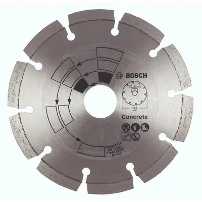 Produktbild von Bosch 2609256413, Segmentierte Radkranzdiamanttrennscheibe, Beton, Stein, 2,2 cm, 11,5 cm, 7 mm, 1 Stück(e)