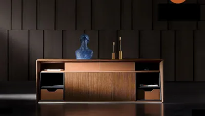 Image de Commode Sideboard Commodes Highboard Armoire Bureau Design Bois Sideboard Nouveau