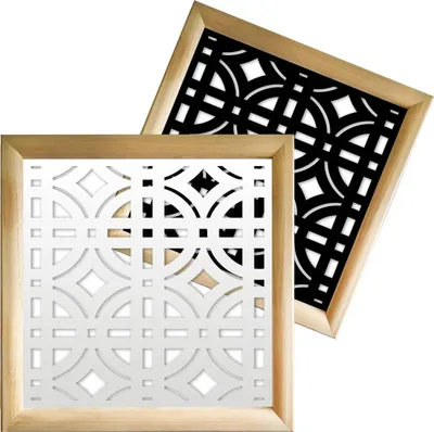 Immagine prodotto di BELLATOR - Moduli Decorativi in Legno e PVC 98x98 cm bianco