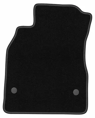 Produktbild von Fahrermatte Automatte Velours Schwarz für Renault Fluence 2009-2016