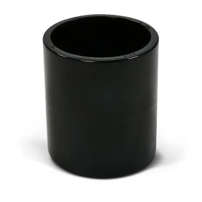 Produktbild von PVC Muffe d 50 mm, schwarz, UV-stabilisiert für Solarabsorber-Leitung