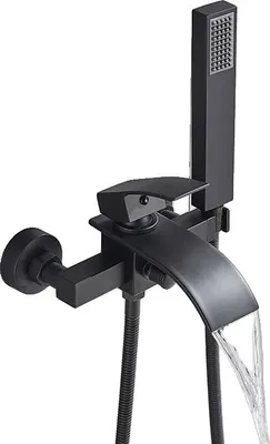 Obrázek produktu pro Koupelnová baterie, matně černý povrch, 2 funkce, matně černá C