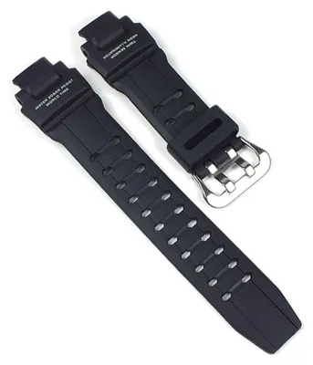 Zdjęcie produktu dla Zapasowy pasek do zegarka Casio, pasek z żywicy, czarny, model GA-1000