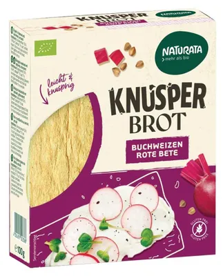 Obrázek produktu pro Chlebové pečivo – pohankové a červené řepy, 100g