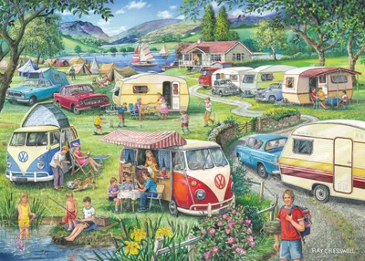 Immagine prodotto di House of Puzzles Puzzle Happy Holidays 1000 pezzi paesaggio rustico