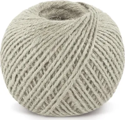 Zdjęcie produktu dla Sznurek jutowy - motek 200 g, ok. 130 m, średnica 1,75 mm - Biały