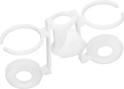 Produktbild von Beach Umbrella Cup Holder Lightweight Durable Sunumbrella Hanging Drink Holder for Beach Traveling White