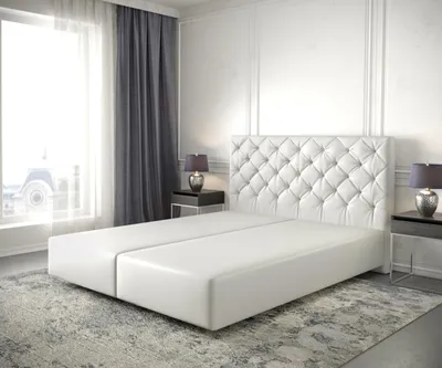 Produktbild von DELIFE Boxspringgestell Dream-Great 140x200 cm Kunstleder Weiß